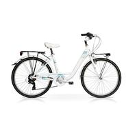 CITY BIKE SPEEDCROSS VENUS 26 DONNA TY300 7V BIANCO TIFFANY