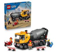 City Cement Mixer Truck Toy Educational Construction Site Vehicle Model w/ 3