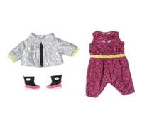 Baby Born 830215 Combo City Deluxe Completo per Scooter 43 cm-Facile per Mani Piccole-Promuove l'empatia e Le abilità sociali-età: dai 3 Anni in su-Include Tuta, Giacca e Stivali, Tinta Unita, Colore