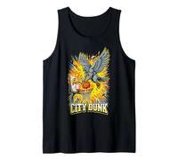 City Dunk Pigeon Basket Slam Uccello Divertente Canotta