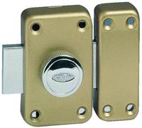 City ISEO ISEO City 25 Serratura a bottone cilindrico 45 MM-10020451, NSP, marrone, argento