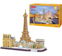CITY LINE Puzzle 3D PARIGI PARIS 114 Pezzi in cartoncino originale CubicFun