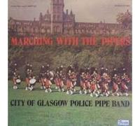 CITY OF GLASGOW POLICE PIPE BAND - marching with the pipers
