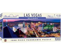 City Panoramics Las Vegas Panoramic 1000 Piece Jigsaw Puzzle Modern