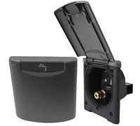 City - Presa per acqua esterna con riduttore di pressione, per camper, roulotte, ABL, grigio
