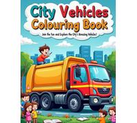 City Service Vehicles Coloring Book for Kids