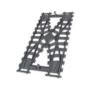 City - Set di 8 binari per la città, set di espansione per il treno, accessori compatibili con Lego (tipo D)