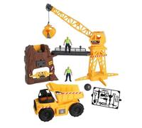 City Set Di Gioco Gigante - La Mine - Giocattolo Gru, Camion, Buldozer - Nuovo