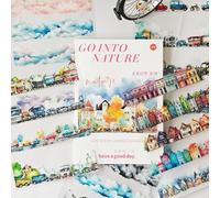 City Themed Adesivi per Scrapbooking Kit,Scrapbooking Accessori per Junk Journal,Bullet Journal,Scrapbook,Notebook,DIY Craft,Diario,Arti Fai Da Te(City)