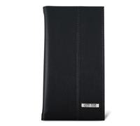PORTABIGLIETTI DA VISITA PROFESSIONAL - SIMILPELLE - NERO - 12,5X23,5 CM - CITY