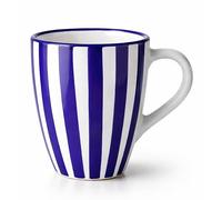 City to Cottage Tazza da Caffè in Ceramica Dipinta a Mano, 300 ml - Tazza Artigianale Resistente con Manico Grande e Confortevole, per Caffè e Tè, Pronta per Regalo