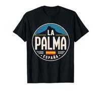 City Travel Spagna La Palma España Bandiera Stile Maglietta