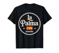 City Travel Spagna La Palma España Bandiera Stile Maglietta
