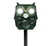 Citybee Repellente per gatti a ultrasuoni, 5 modalità con sensore PIR LED, impermeabile, per cani, uccelli, volpi, topi per giardino ed esterni