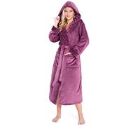 CityComfort Accappatoio da donna in pile felpato (Orchidea, S)