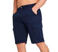 CityComfort Bermuda con Tasche Uomo, Morbido e Traspirante 100% Cotone Estivi Pantaloncini (Navy, 3XL)