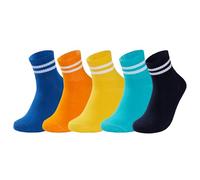 CityComfort Calzini Uomo - Calze Spugna Uomo Calze Sportive Unisex - Pacco Da 5/6 Calzini Bianchi e Colorati 39-45 (Multi, 39-42 EU Pacco da 5)