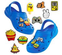 CityComfort Ciabatte con Rimovibile Ragazzo, Spiaggia e Piscina Clogs (Blu, 31/32 EU)