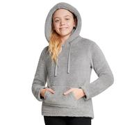 CityComfort Felpa Bambina - Felpa con Cappuccio di Pile 5-14 Anni - Felpe Ragazza Pesante Invernale Felpe Pelose Teddy da Casa (Grigio, 11-12 Anni)