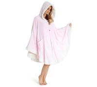 CityComfort Felpa Coperta, Poncho Con Cappuccio In Pile Con Maniche, Idee Regalo Donna (Rosa)