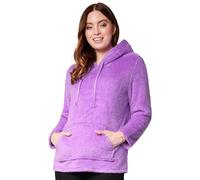 CityComfort Felpa Donna con Cappuccio - Felpa Pile Donna Ragazza S-XL Felpe Pelose Pesanti da Casa - Abbigliamento Donna Invernale (Viola, L)