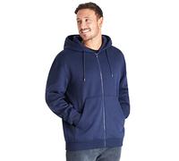 CityComfort Felpa Uomo con Cappuccio con Zip Intera e Tasche (Navy, M)