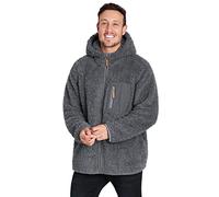 CityComfort Felpa Uomo con Zip, Felpa Invernale in Pile Teddy (Grigio, XL)