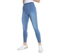 CityComfort Jeggings Donna Leggins Skinny Jeans Modellanti Elasticizzati a Vita Alta Slim Jeggings con Tasche Taglie Forti 36-48 (Blu Lavato, 50-52 EU)