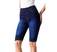 CityComfort Jeggings Donna Vita Alta Pinocchietto Elasticizzati Modellanti Slim con Tasche Leggins Corti Denim Taglie Forti 36-48