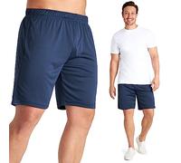 CityComfort Pantaloncini Uomo Pantaloni Corti Shorts Sportivi Abbigliamento per Allenamento M-3XL Fitness Jogging Running Palestra Basket Calcio Asciugatura Rapida (Navy, 2XL)