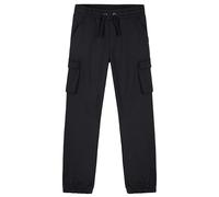 CityComfort Pantaloni Cargo Ragazzo con 4 Tasche Comodo Pantalone - Regalo Bambino (Nero, 9-10 Anni)
