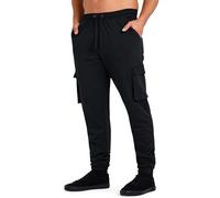 CityComfort Pantaloni Cargo Uomo con 4 Tasche, Comodo Pantalone - Regalo Uomo (Nero, S)