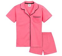 CityComfort Pigiama Bambina Corto Pigiami Estivi Ragazza Cotone Leggero Abbigliamento da Casa Traspirante Idee Regalo (7-8 Anni, Rosa)