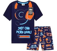 CityComfort Pigiama Bambino Corto Pigiami Ragazzo Morbido Traspirante Pigiama Estivo Abbigliamento da Casa Set Idea Regalo (7-8 Anni, Blu Navy/Multicolore)