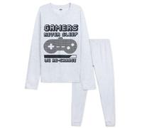 CityComfort Pigiama Ragazzo Adolescenti Set Pigiami Lunghi con Motivo Gioco Abbigliamento da Casa Regalo Bambino (15 Anni, Grio Gioco)