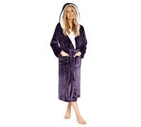CityComfort Vestaglia da Donna Invernale in Pile (Viola, M)