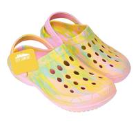 CityComfort Zoccoli Donna Scarpe da Giardino Tie Dye Ciabatte Estive con Cinghia per Spiaggia Piscina Idee Regalo per Lei (35.5/36 EU, Gialla Tie Dye)