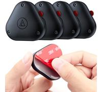 citymore Custodia per Apple Airtag, confezione da 4 pezzi, supporto impermeabile per Airtag con forte adesivo 3M, resistente, per biciclette, auto, droni, fotocamera, sci, bagagli nascosti