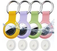 Citymore Custodia protettiva per Airtag in silicone, IPX8, impermeabile e ultra resistente, per Apple Air tag di prima e seconda generazione, custodia protettiva con portachiavi per bagagli, gatti