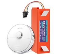 CITYORK 14,4V 6500mAh Batteria per Roborock Qrevo S/Pro/MaxV, per Roborock S8 S7 S6 S5 S4 Q5 Q7 Max/Plus/Pro+/Pure [Non per Roborock S8 MaxV Ultra] Xiaomi robot Aspirapolvere Batteria