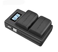 CITYORK Batteria sostitutiva LP-E6 LP-E6N (2-Pack 2000mAh) e caricabatteria rapido Dual USB Compatibile con Canon EOS 5D Mark II/III/IV, 5DS, 5DS R, 6D, 7D, 7D Mark II, 60D, 60Da, 70D