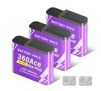 CITYORK [Confezione da 3] 2400mAh Batteria per .Insta-360. Ace/Ace Pro/Ace Pro 2 Batteria di ricambio, Batteria ricaricabile di Accessori per fotocamere sportive, Alta capacità, Facile ricambio