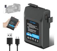 CITYORK V-Mount/V-Lock - Batteria per SmallRig BMPCC 4k 6k, per Sony Canon Camera/BMPCC 4k Camcorder/DSLR Monitor, Videocamera, VideoBroadcas con connettore PD Type-C/D-Tap/BP/USB-A/USB-C/Dual-DC