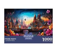 Cityscape Architecture 1000 Pezzi Puzzle Classici Impegnativo E Difficile Per Difficoltà Sfida Per Adulti E Bambini Da 14 Anni E Più Decorazione Domestica Regalo Giocattolo Colorato Per La Famiglia
