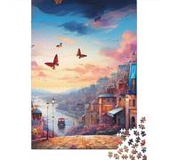 Cityscape Architecture Jigsaw Puzzle Impossibili 1000 Pezzi Decorazione Per La Casa. Giochi Rilassamento E Intelligence Per Adulti E Ragazzi Da 14 Anni 1000pcs (75x50cm)