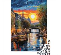 Cityscape Architecture Jigsaw Puzzle Impossibili 1000Pcs Decorazione Per La Casa. Rilassamento E Intelligence Per Adulti E Ragazzi Da 14 Anni 1000pcs (75x50cm)