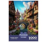 Cityscape Architecture Jigsaw Puzzle Impossible 1000 Pezzi Decorazione Per La Casa. Rilassamento E Intelligence Per Adulti E Ragazzi Da 14 Anni 38x26cm/1000pcs