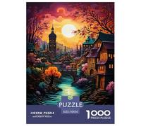 Cityscape Architecture Jigsaw Puzzle Impossible 1000 Pezzi Decorazione Per La Casa. Rilassamento E Intelligence Per Adulti E Bambini Da 12 Anni 70x50cm/1000pcs