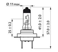 Cityvision moto lampadina per faro anteriore h7 Philips