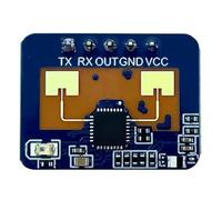 Citywalk Modulo sensore di presenza del corpo 24G LD2410C radar ad onde millimetriche sensore multifunzione contatto, durevole, facile da installare, facile da usare